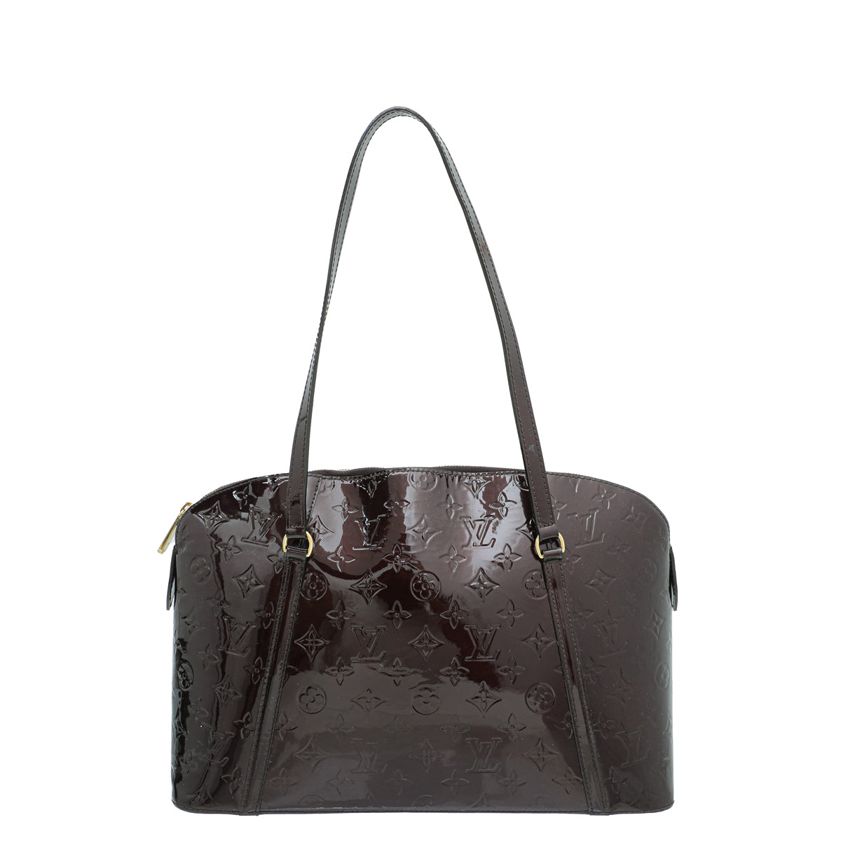 Louis Vuitton Amarante Monogram Vernis Avalon Zipped MM Bag-Louis Vuitton-THE CLOSET