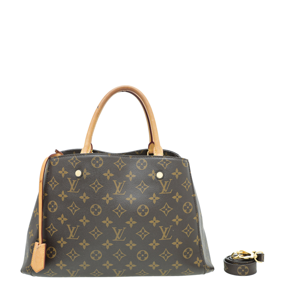 Louis Vuitton Brown Monogram Montaigne MM Bag-Louis Vuitton-THE CLOSET