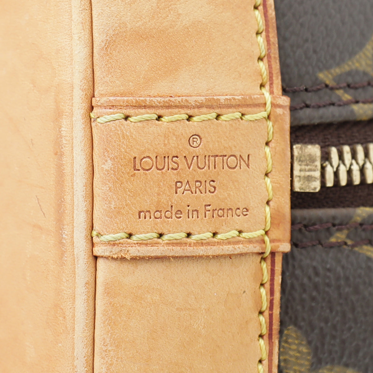 Louis Vuitton ALMA PM MONOGRAM Brown Leather ref.322250 - Joli Closet