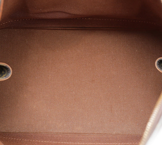 Louis Vuitton Brown Monogram Satin Mini Alma Cloth ref.971947 - Joli Closet