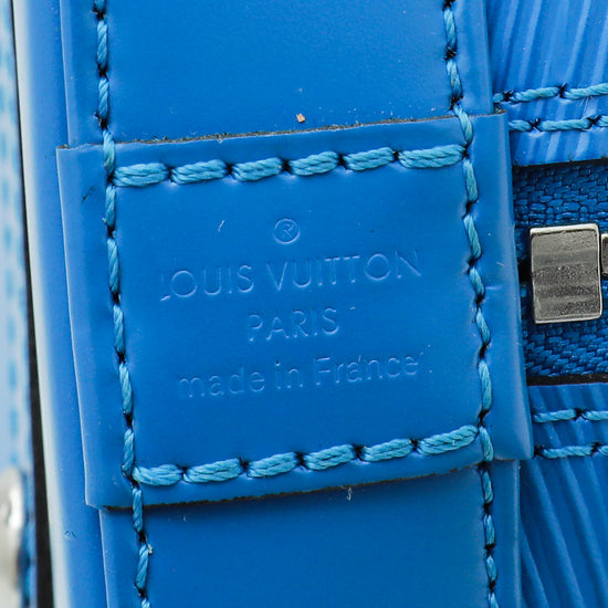 Louis Vuitton Lazuli Alma BB Bag W/CAI Initials