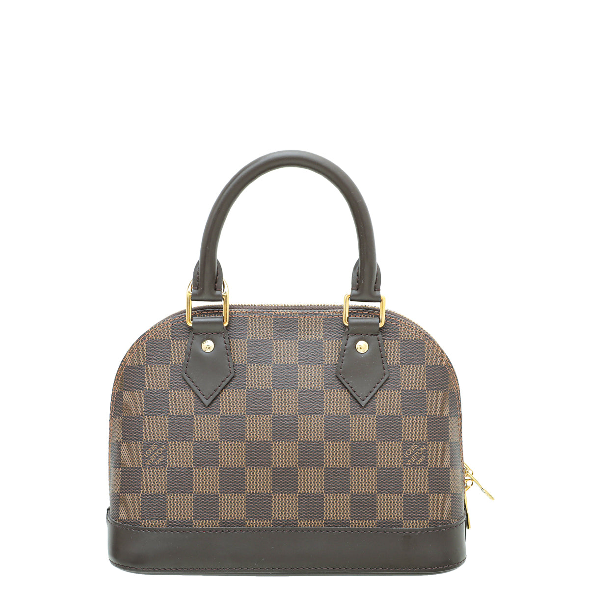 Louis Vuitton Ebene Alma BB Bag W/SM Initials-Louis Vuitton-THE CLOSET
