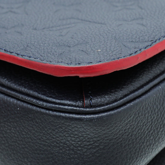 Louis Vuitton Empreinte Leather Pochette Metis Bicolor Monogram Bag