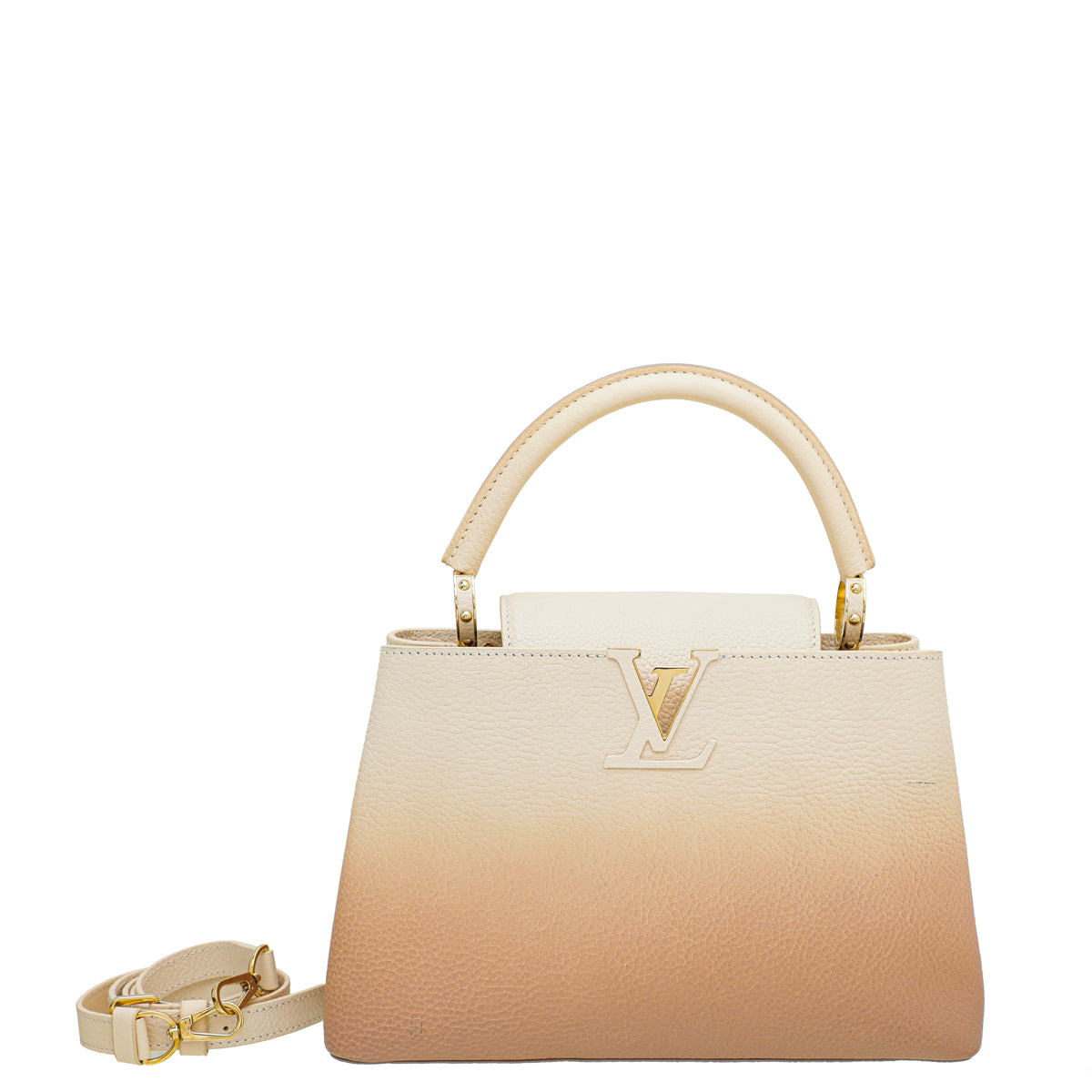 Louis Vuitton Beige Taurillon Gradient MM Bag – The Closet