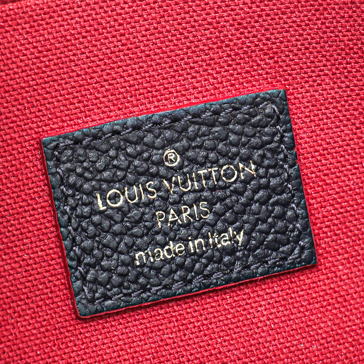Louis Vuitton Marine Rouge Monogram Empreinte Pochette Felicie