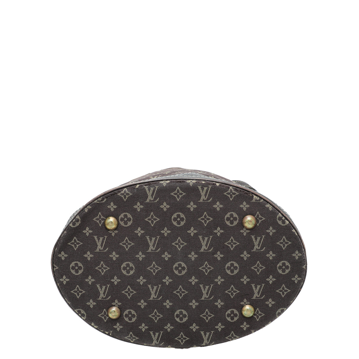 Louis Vuitton Brown Monogram Mini Lin Petit Bucket Bag