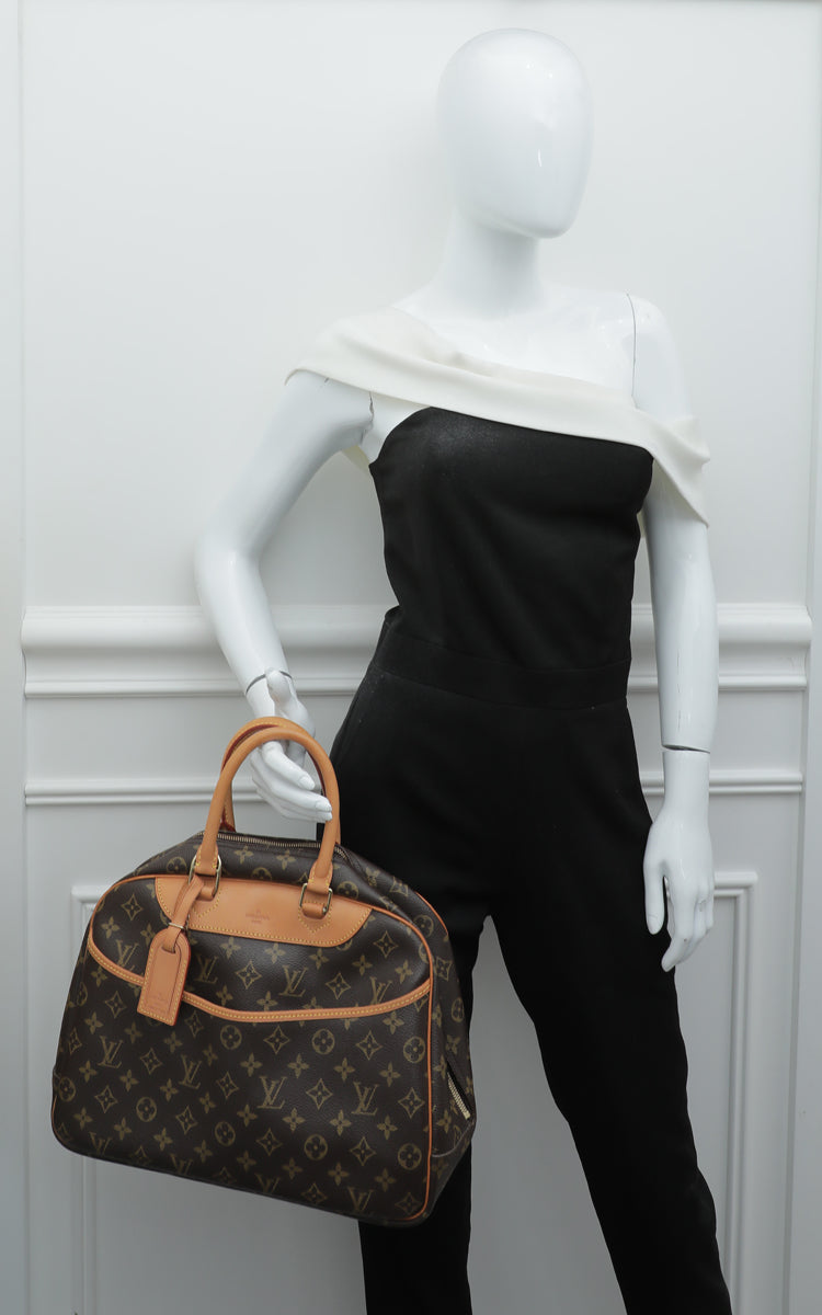 Louis Vuitton Monogram Deauville Bag Brown