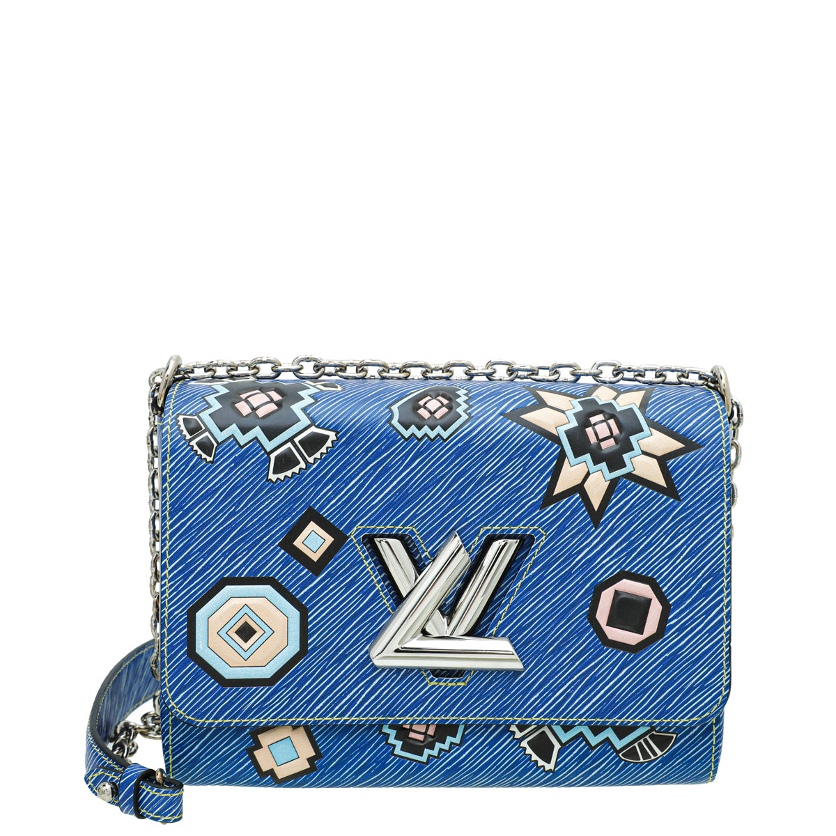 Louis Vuitton Blue Multicolor Azteque Twist MM Bag-Louis Vuitton-THE CLOSET