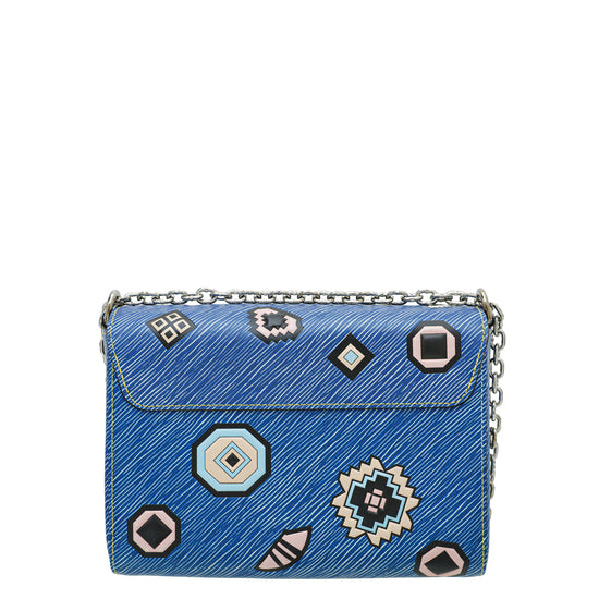 Louis Vuitton Blue Multicolor Azteque Twist MM Bag – The Closet