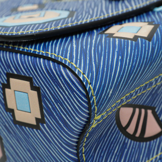 Louis Vuitton Blue, Pattern Print EPI Twist mm
