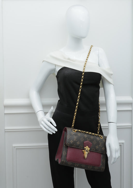 tas shoulder-bag Louis Vuitton Victoire Monogram Raisin Shoulder
