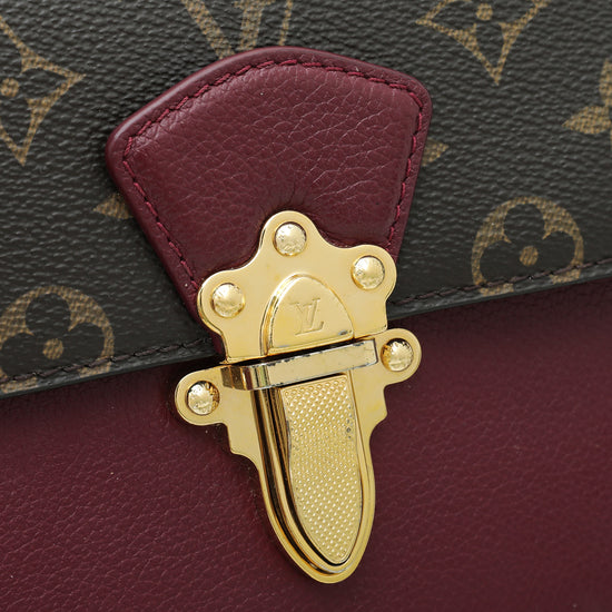 Louis Vuitton Monogram Rasin Victoire Flap Bag