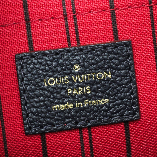 Louis Vuitton Rouge Marine Monogram Empreinte Montaigne BB Bag