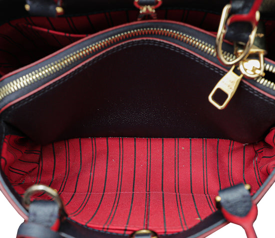 Louis Vuittons Handbags Montaigne Bb Marine Rouge