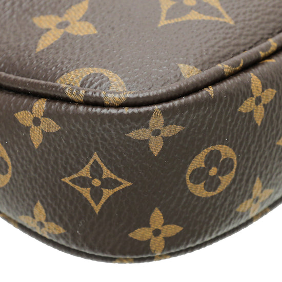 Louis Vuitton Moon Pochette Monogram Brown in Coated Canvas with