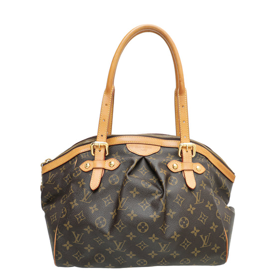 Louis Vuitton, Bags, Louisvuitton Tivoli Gm Monogram Leather Brown 2way  Shoulder Bag Handbag