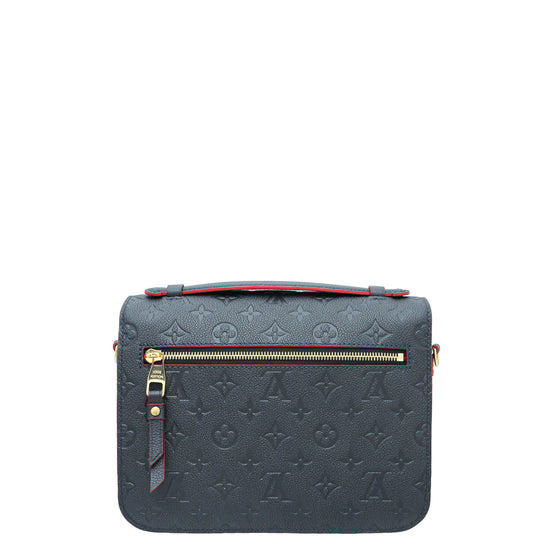 Louis Vuitton Marine Rouge Monogram Empreinte Pochette Metis Bag – The  Closet