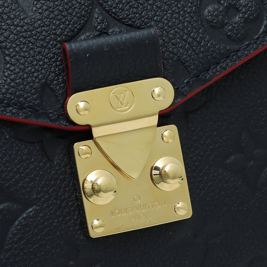 Louis Vuitton Marine Rouge Monogram Empreinte Pochette Metis Bag