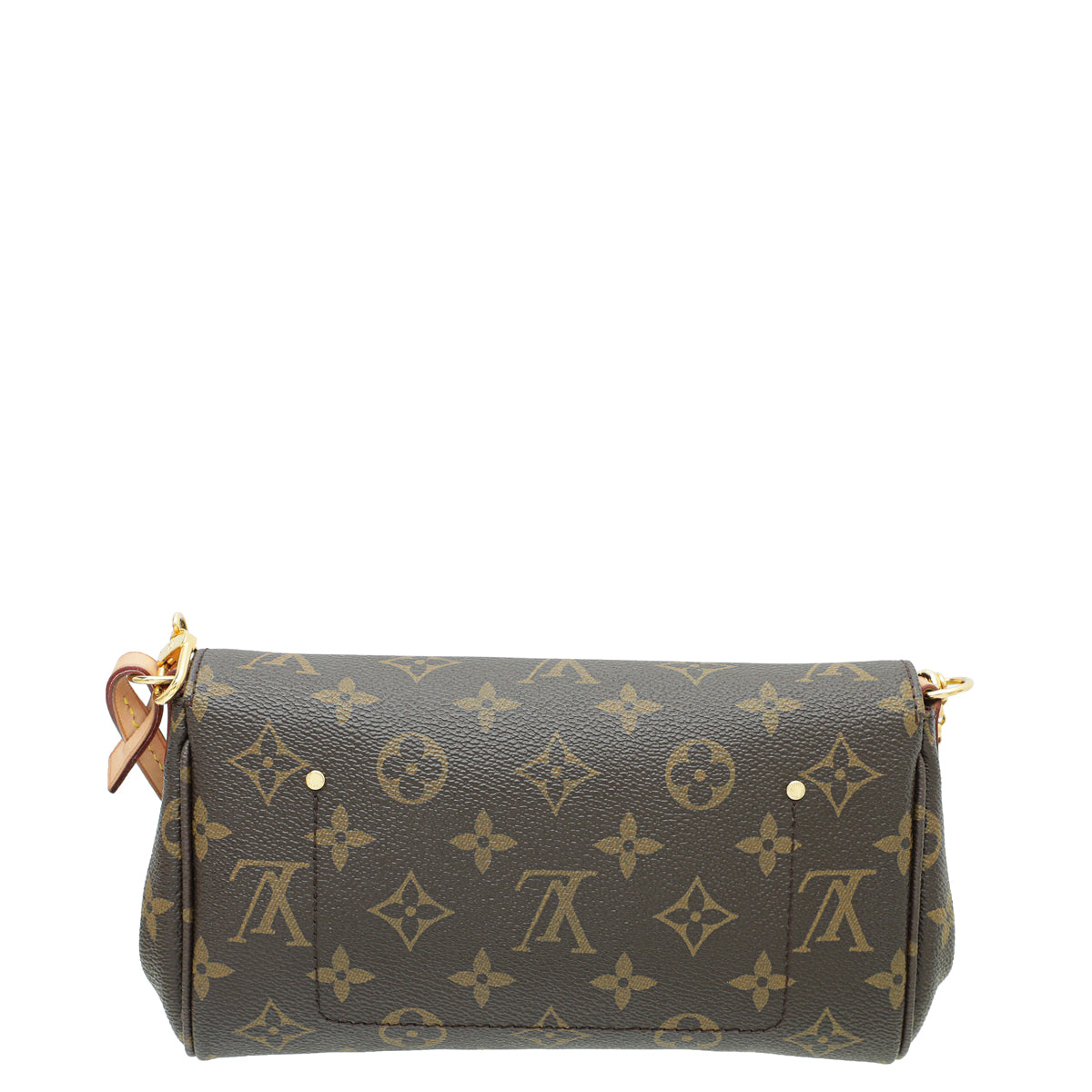 Louis Vuitton Brown Monogram Favorite PM Bag W/ Chain and Leather Strap-Louis Vuitton-THE CLOSET