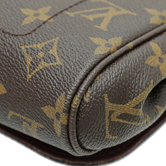 Louis Vuitton Handbag Shoulder Bag 2Way Monogram Dora PM Brown White Canvas  Cowhide Leather Ladies M50296