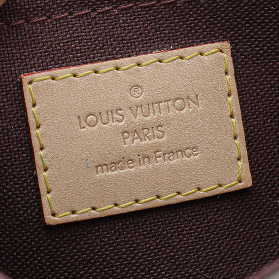 Louis Vuitton Brown Monogram Favorite PM Bag W/ Chain and Leather Strap