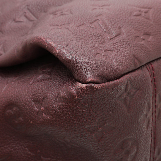 Louis Vuitton Empreinte Monogram Embossed Leather Artsy MM Burgundy  Shoulder bag