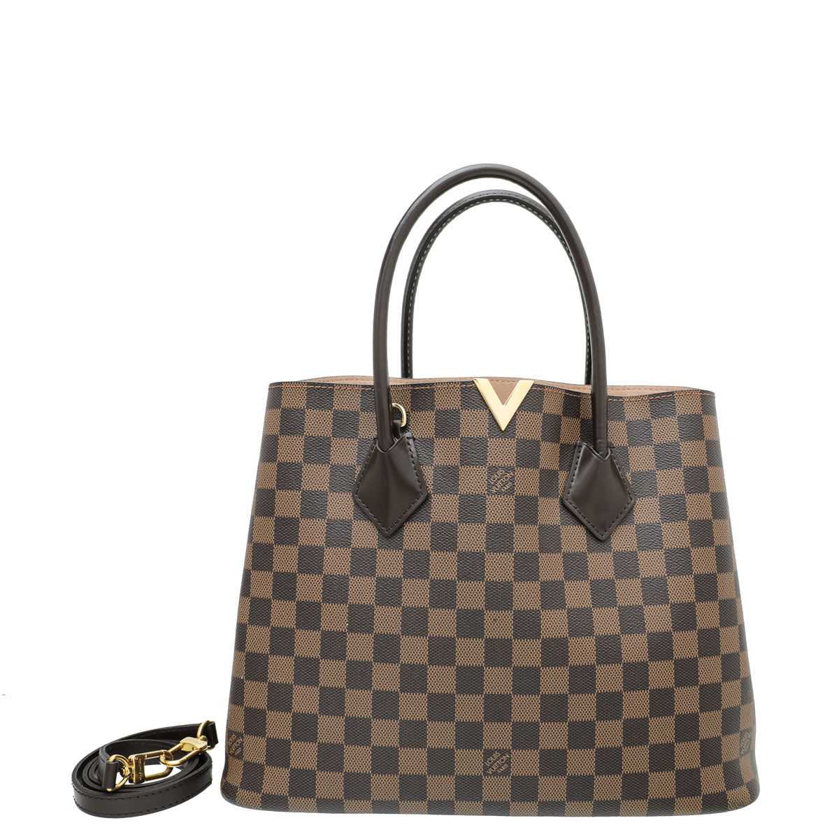Louis Vuitton Ebene Kensington Tote Bag-Louis Vuitton-THE CLOSET