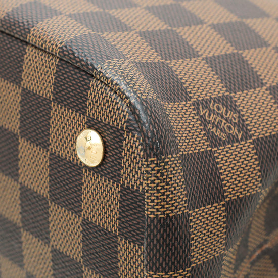Louis Vuitton Kensington V Tote Bag Damier Ebene Canvas Preowned