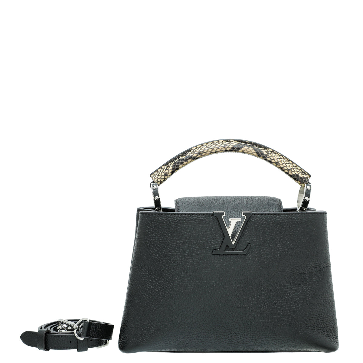 Louis Vuitton Bicolor Capucines BB Bag W/ Python Handle-Louis Vuitton-THE CLOSET