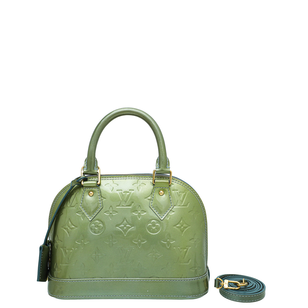 Louis Vuitton Givre Monogram Vernis Alma BB Bag-Louis Vuitton-THE CLOSET