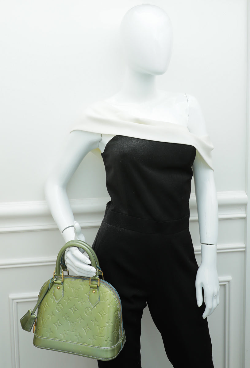 Louis Vuitton Givre Monogram Vernis Alma BB Bag