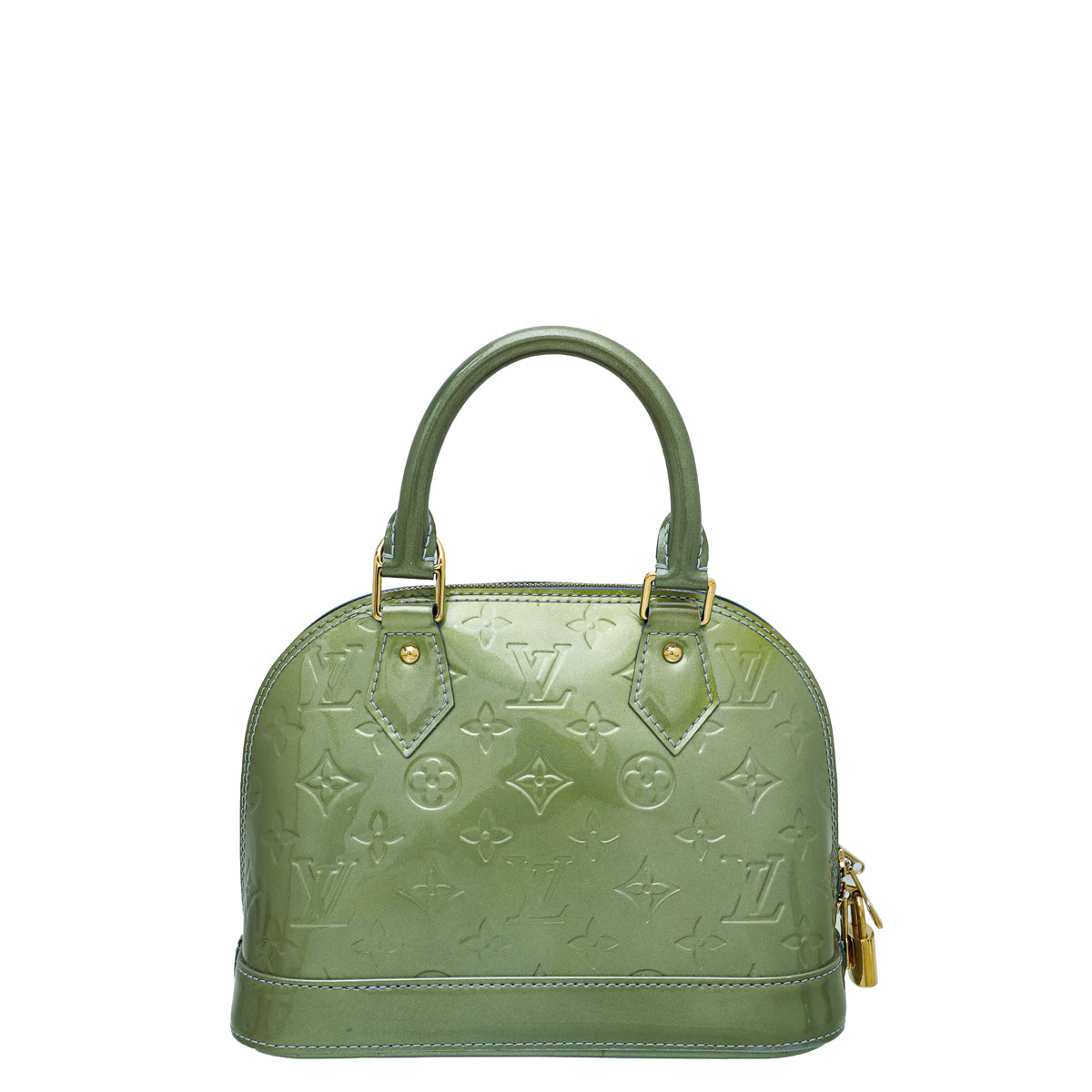 Louis Vuitton Givre Monogram Vernis Alma BB Bag-Louis Vuitton-THE CLOSET