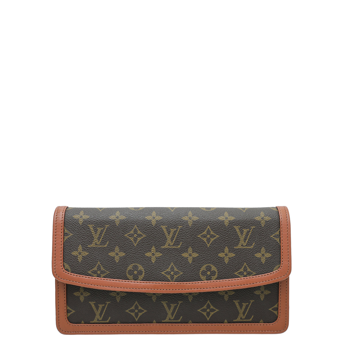 LOUIS VUITTON Pochette Dame GM Monogram Vintage Clutch Bag