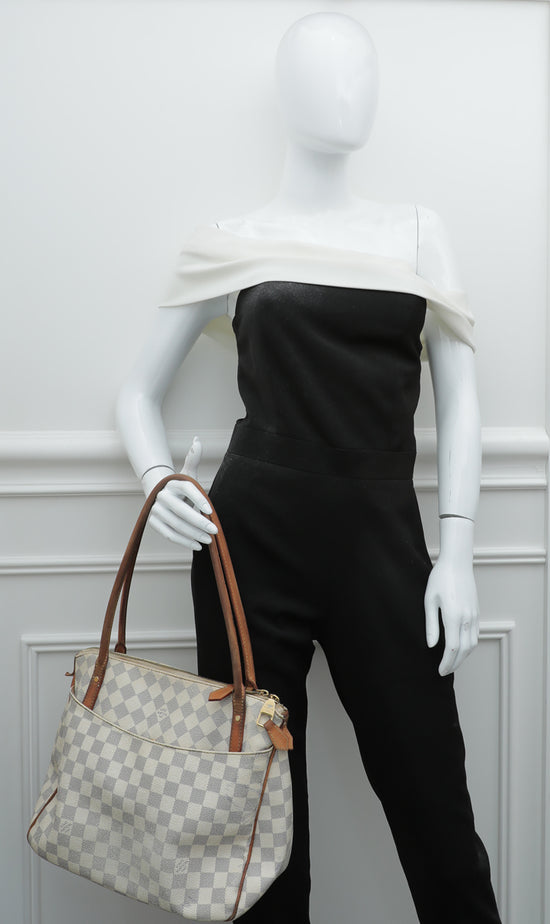 Louis Vuitton Damier Azur Figheri PM Tote, Louis Vuitton Handbags