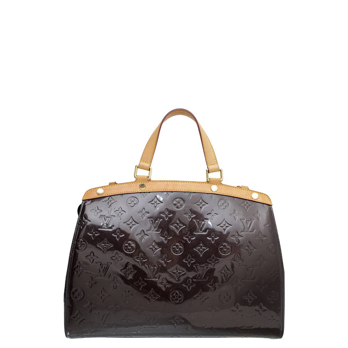 Louis Vuitton Amarante Monogram Vernis Brea GM Bag-Louis Vuitton-THE CLOSET