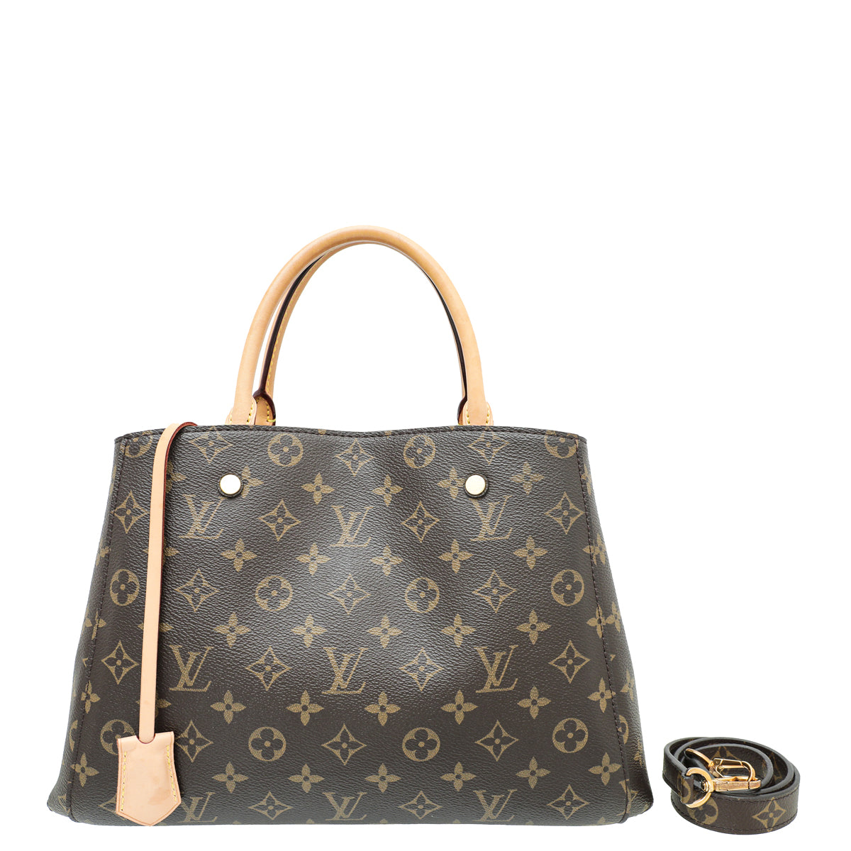 Louis Vuitton Brown Monogram Montaigne MM Bag-Louis Vuitton-THE CLOSET
