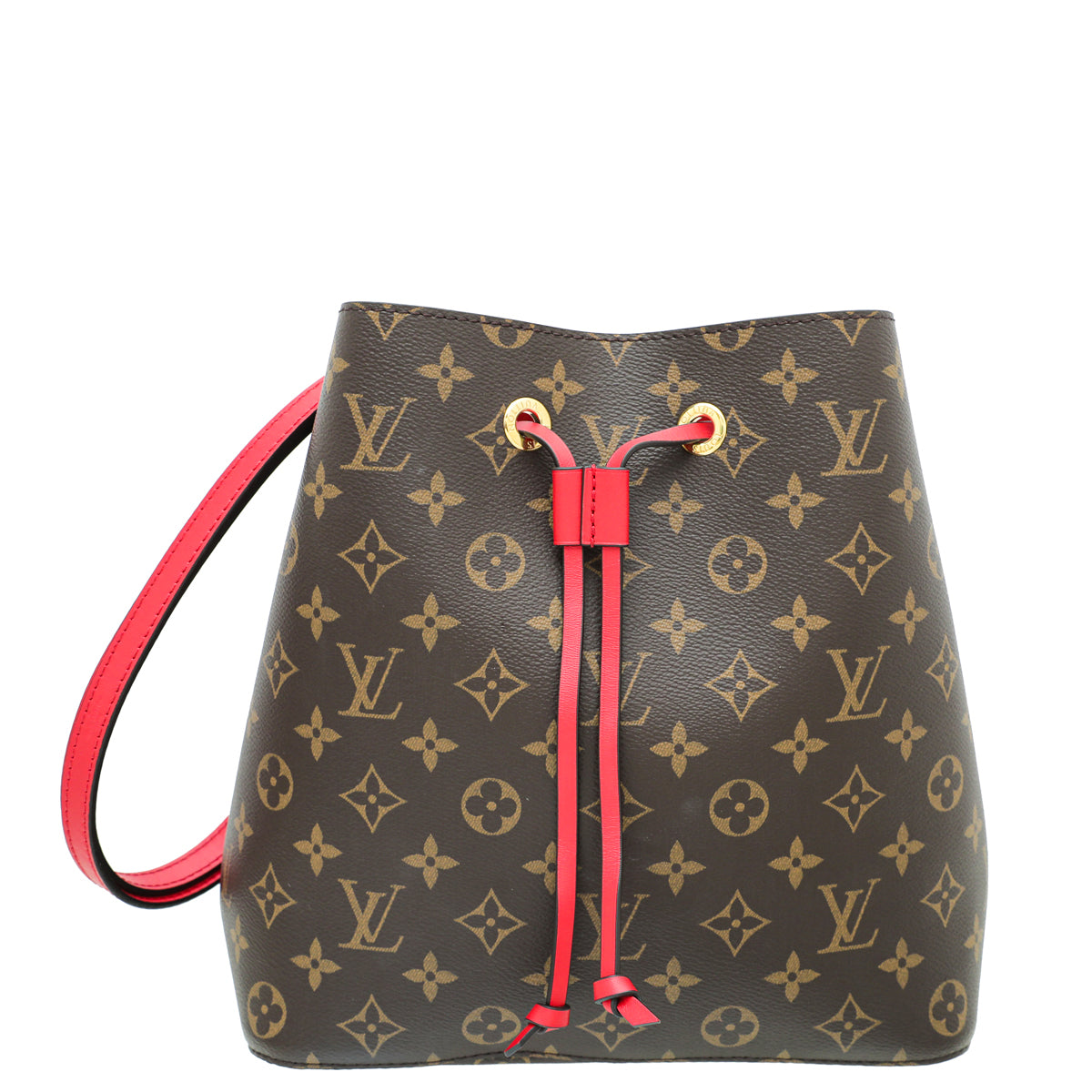 Louis Vuitton Coquelicot Monogram Neonoe MM Bag-Louis Vuitton-THE CLOSET