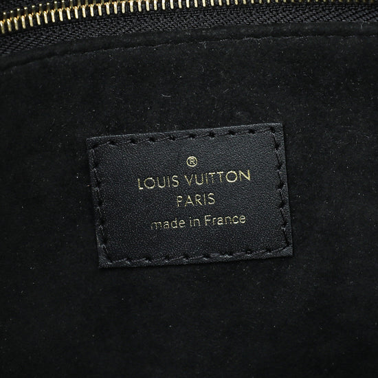 Louis Vuitton Black Monogram Empreinte Onthego PM Bag