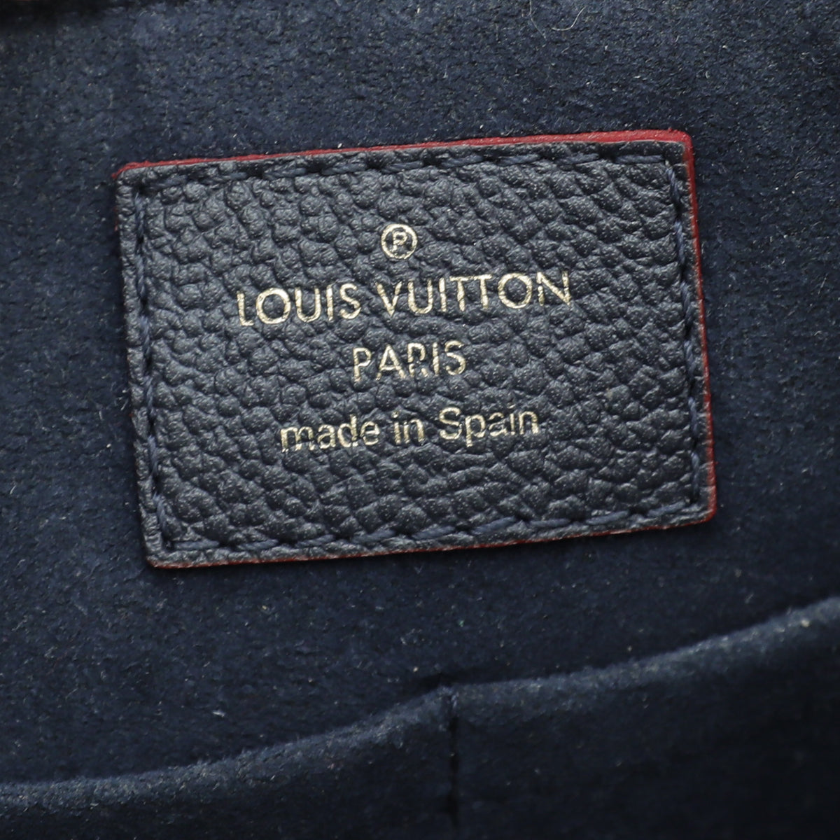 Louis Vuitton Monogram Empreinte Surene MM Marine Rouge M43759