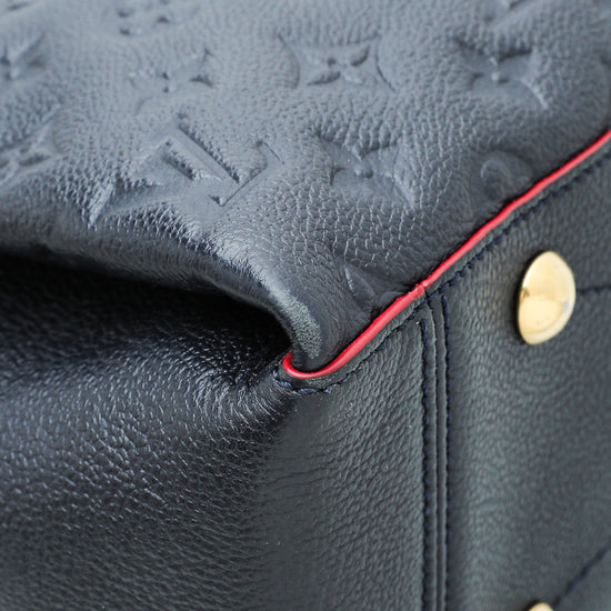 Louis Vuitton Rouge Marine Monogram Empreinte Surene MM Bag – The