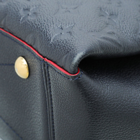 REP 1:1] Louis Vuitton Surene MM Monogram Empreinte Navy Blue/Red