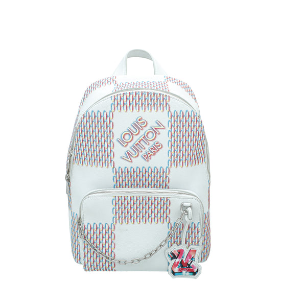 LOUIS VUITTON Racer Backpack White M20664 Damier Spray– GALLERY RARE Global  Online Store