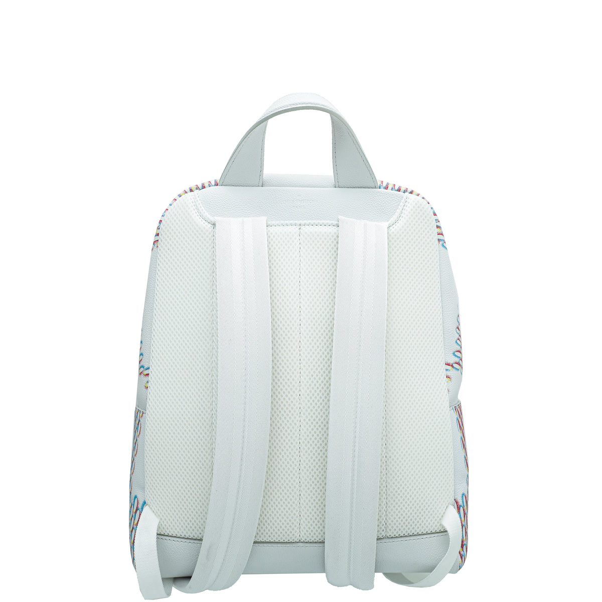 Louis Vuitton White Multicolor Damier Spray Racer Backpack Bag-Louis Vuitton-THE CLOSET