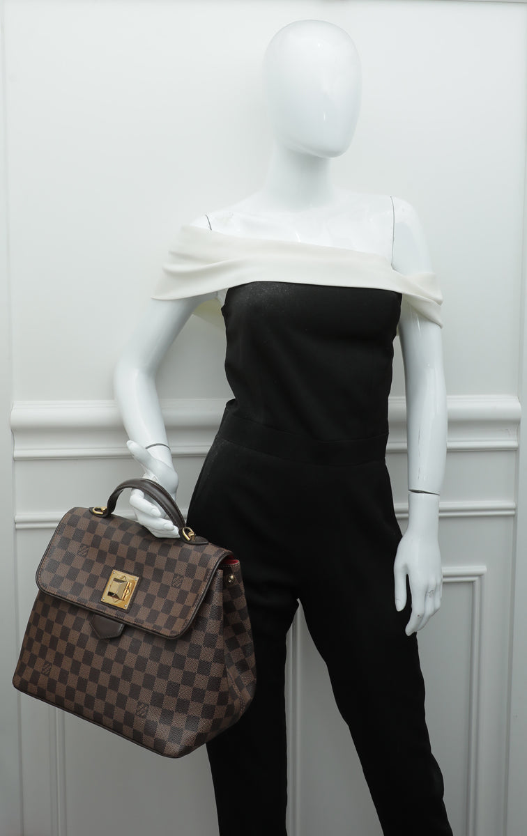 Louis Vuitton Damier Ebene Canvas Bergamo MM Bag Louis Vuitton | The Luxury  Closet