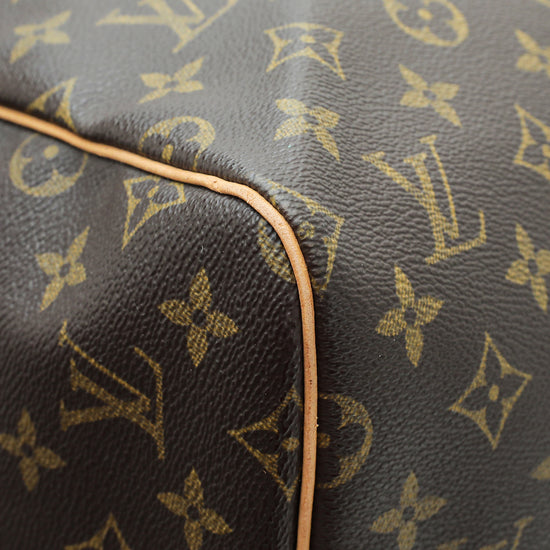 Louis Vuitton Brown Monogram Keepall 55 Bag