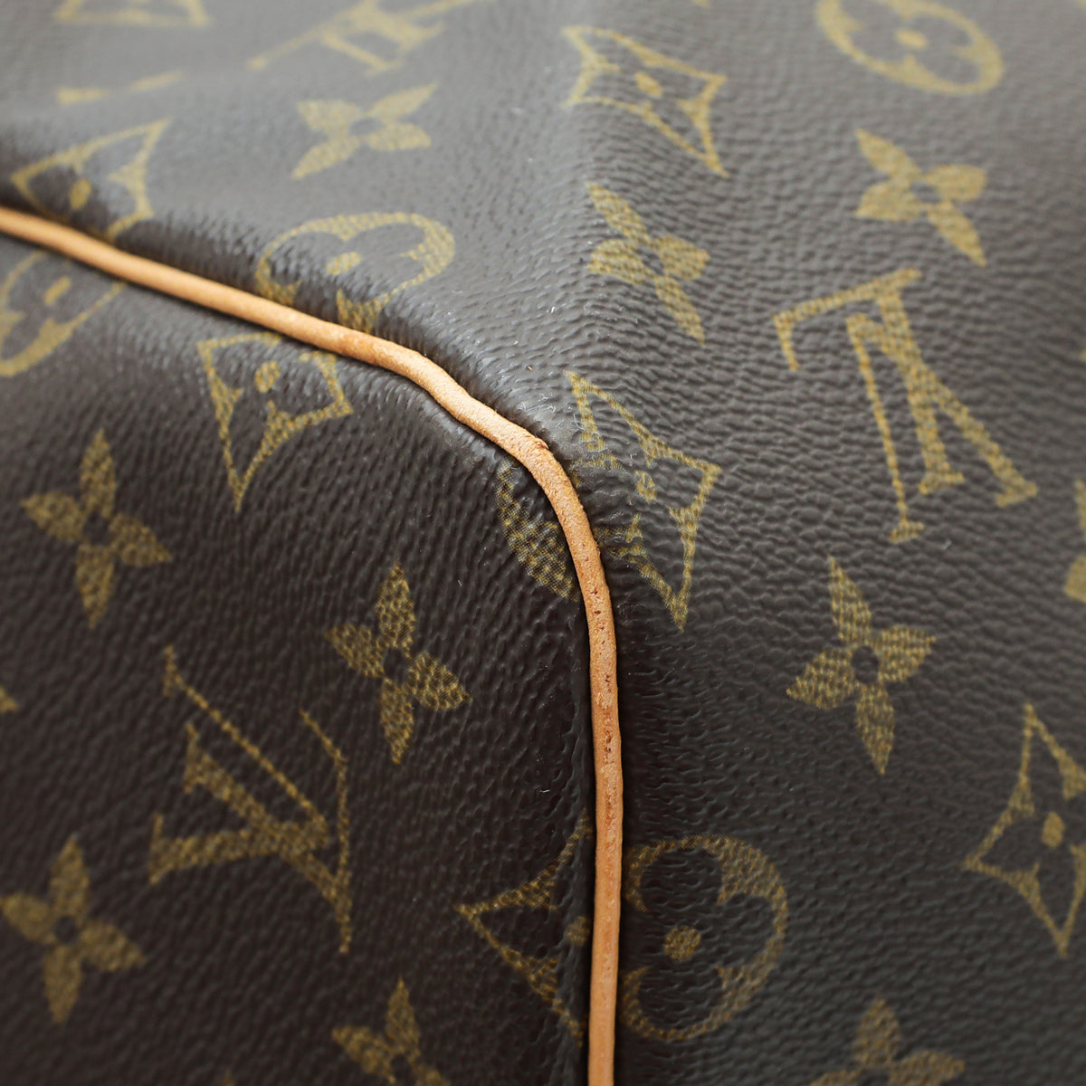 Louis Vuitton Brown Monogram Keepall 55 Bag