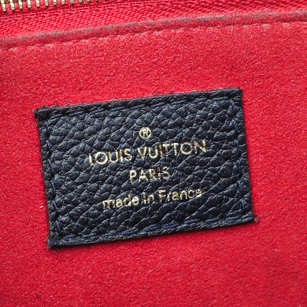 Louis Vuitton Blue Marine Monogram Empreinte Vavin PM Bag
