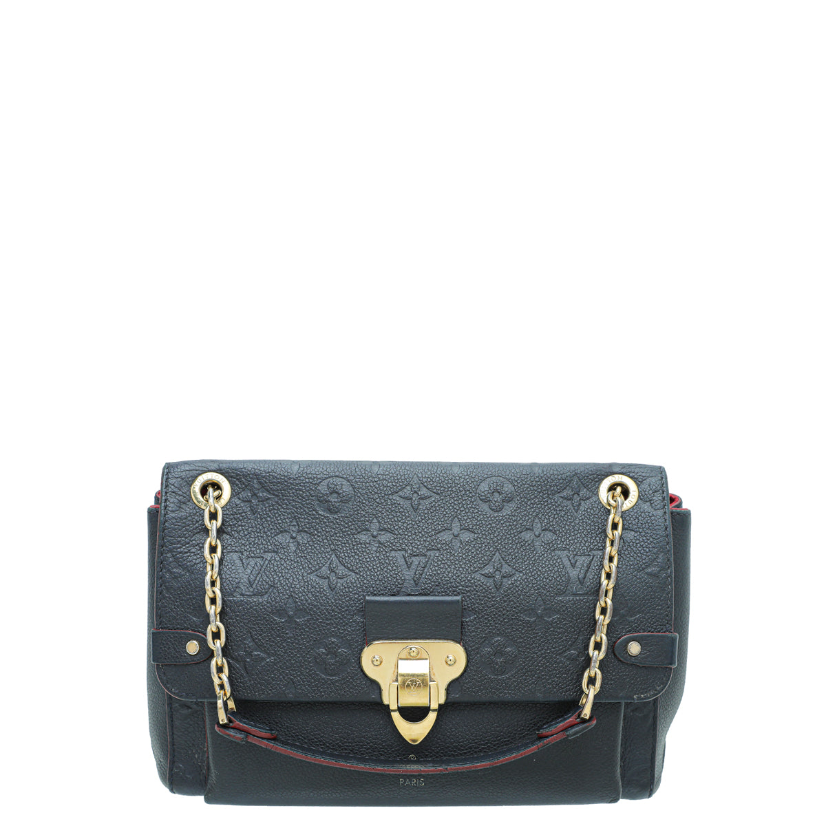Louis Vuitton Vavin Handbag Monogram Empreinte Leather PM Blue 2389941