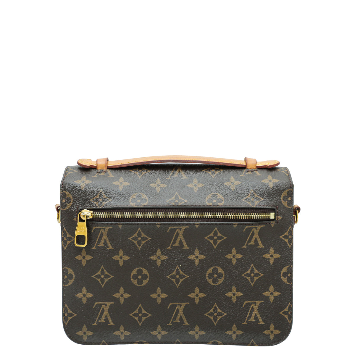Louis Vuitton Brown Monogram Pochette Metis Bag-Louis Vuitton-THE CLOSET