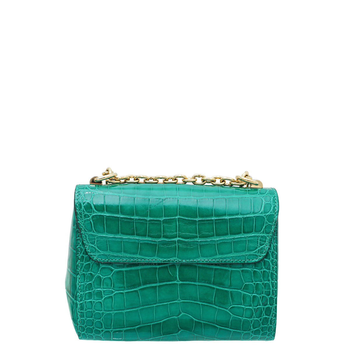 Louis Vuitton Emerald Green Alligator Mississippiensis Twist PM Bag ...